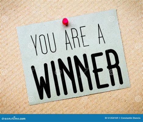  You Are A Winner!: